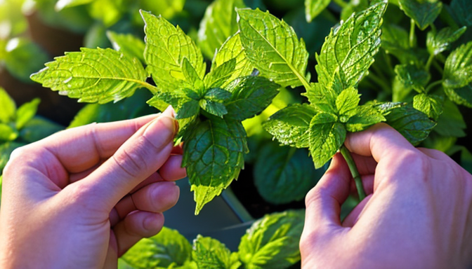 Best Time to Harvest Mint