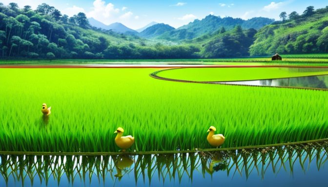 Integrating Ducks into the Rice Fields