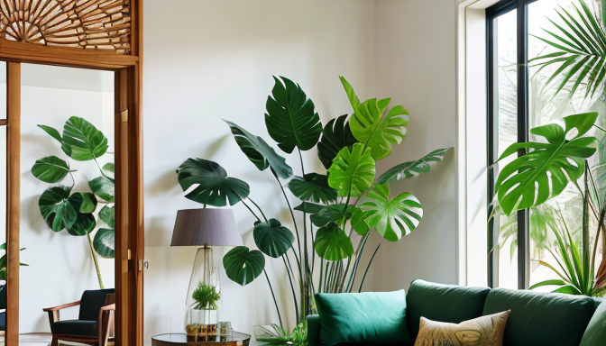 Decorative Staking Ideas for Monstera Plants